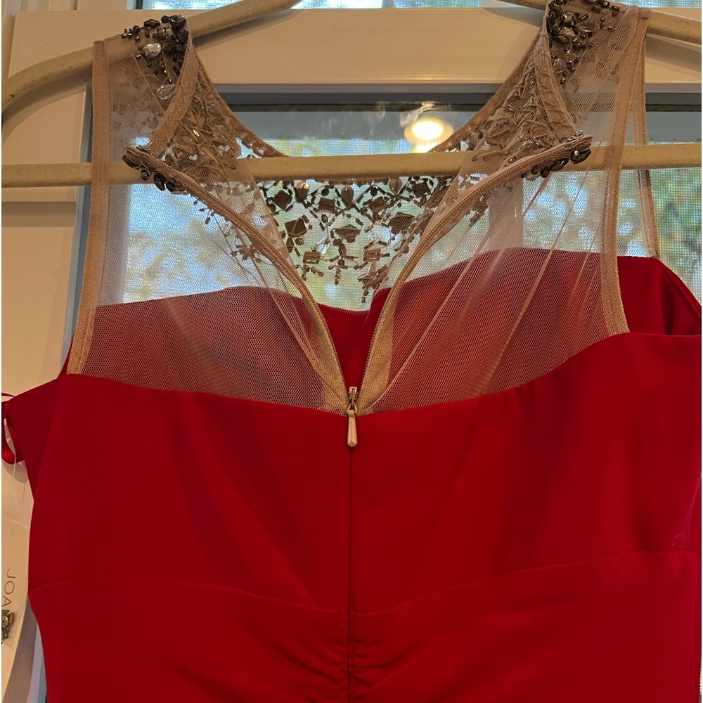 Joanna Chen New York mid length gown with embellished collar - Picture 8 of 14